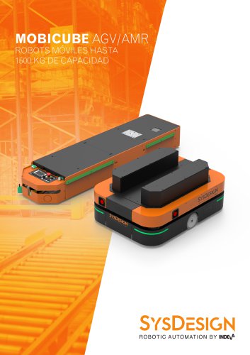 SYSDESIGN - MOBICUBE AGV/AMR ROBOTS M&Oacute;VILES HASTA 1500 KG DE CAPACIDAD