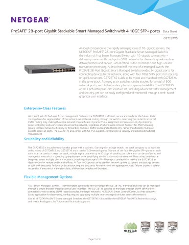 GS728TXS Data Sheet (PDF)