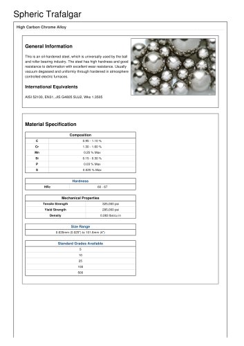 Chrome Steel Balls