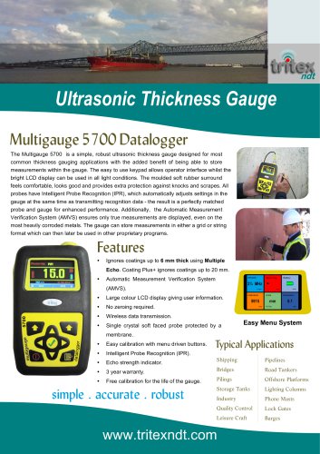 Multigauge 5700 Datalogger