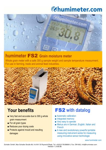 humimeter FS2 Grain moisture meter