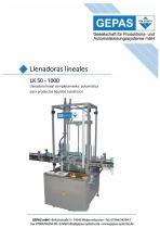 Llenadoras lineales LK 50-1000 - 1