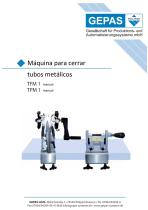 Máquina para cerrar tubos metálicos TFM 1, TPM 1 - 1