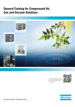 General Catalog for Compressed Air, Gas and Vacuum Solutions