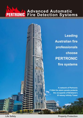 Leading Australian fire professionals choose PERTRONIC fire systems