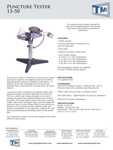 13-50 Puncture Tester