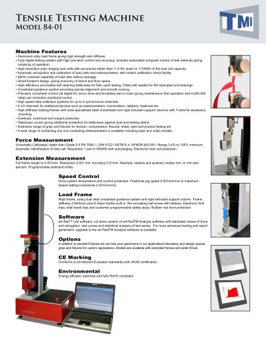 84-01 Tensile Testing Machine