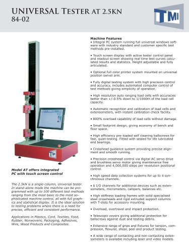 84-02 Universal Tester 2.5kN - AT