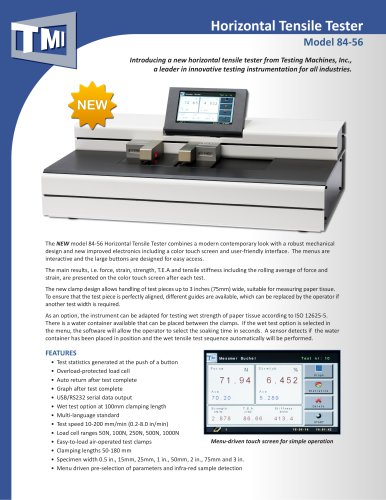 84-56 Horizontal Tensile Tester