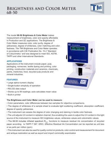 Brightnesss Color Meter