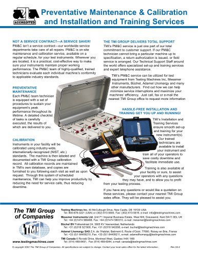 Preventative Maintenance & Calibration Kit