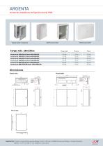 ARGENTA Armarios Metalicos de Fijacion Mural IP66 - 6