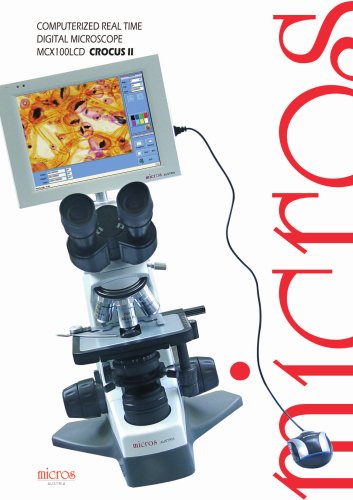 MICROS Computerized Real Time Digital Microscope CROCUS II MXC100LCD