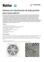 Multifan ventilador de nebulización - 1