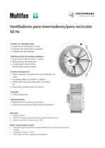 Ventiladores de horticultura/recirculación - 1