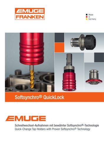 EMUGE Softsynchro QuickLock - Quick-Change Tap Holder