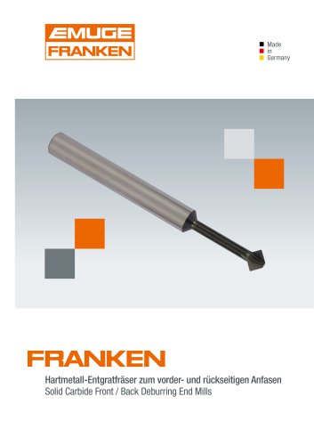 FRANKEN Front/Back Deburring End Mills