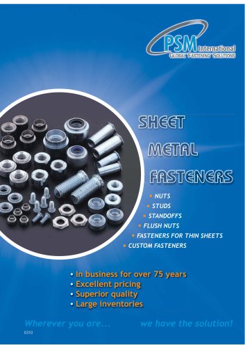 Sheet Metal Fasteners