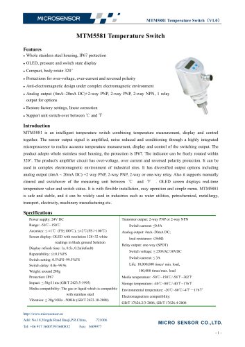 Temperature Switch MTM5881