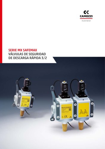 Serie MX SAFEMAX válvulas de seguridad de descarga rápida 3/2 ES