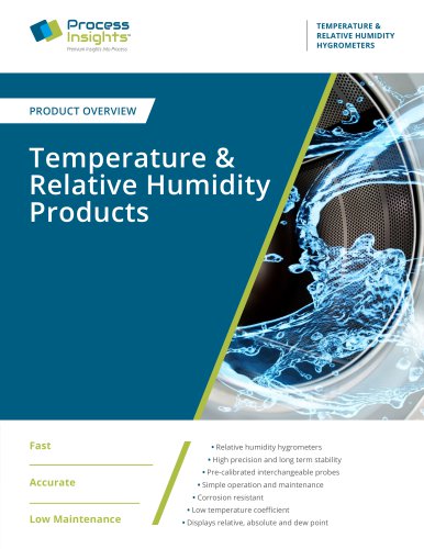 Temperature & Relative Humidity Products