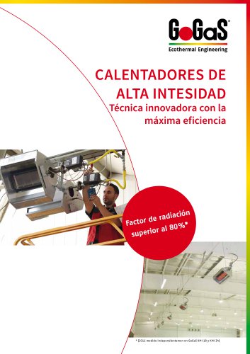 Calentadores de alta intesidad