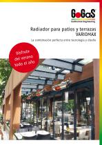 Radiador para patios y terrazas VARIOMAX - 1