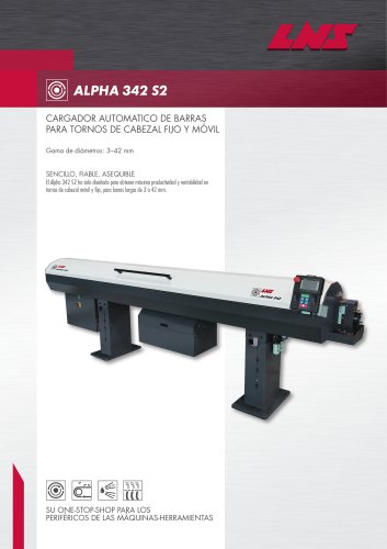 Alimentador / Cargador automatico de barras largas ALPHA 342 S2