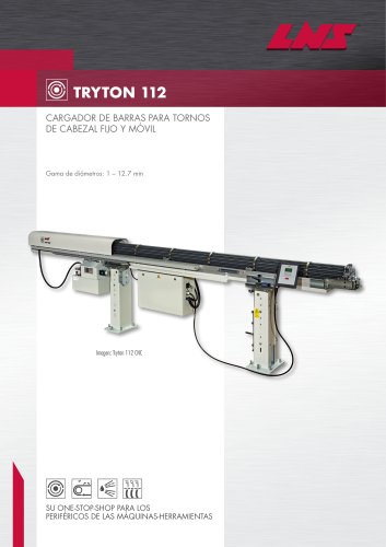 Alimentador / Cargador automatico de barras TRYTON 112 CNC /CAM