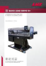 Cargador de barras cortas QUICK LOAD SERVO III+ Brochure ES - 1