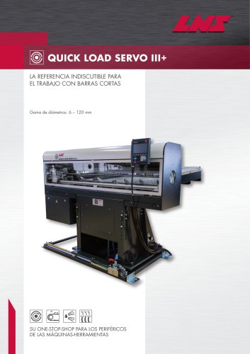 Cargador de barras cortas QUICK LOAD SERVO III+ Brochure ES