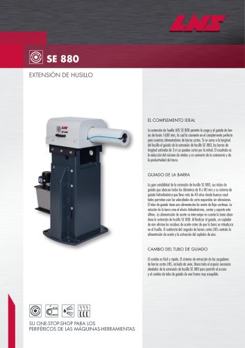 Extensión de husillo SE 880