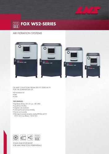 Oil mist collector FOX WS2 Brochure EN