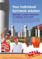 PASCHAL Custom formwork - Product Flyer