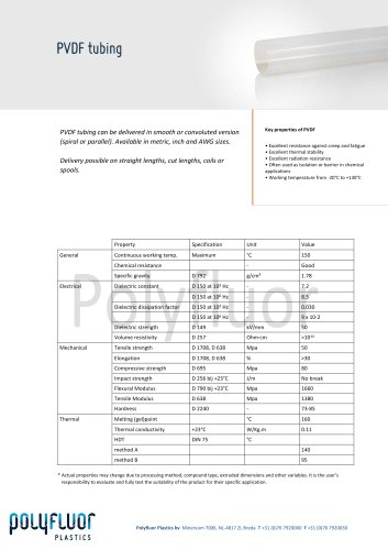 PVDF tubing