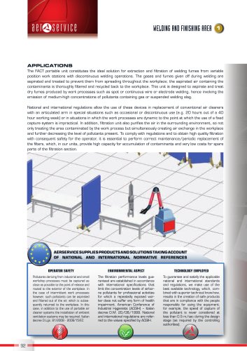 FACT - mobile extraction and filtration for welding fumes