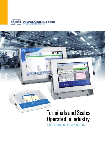 Terminals and industrial scales