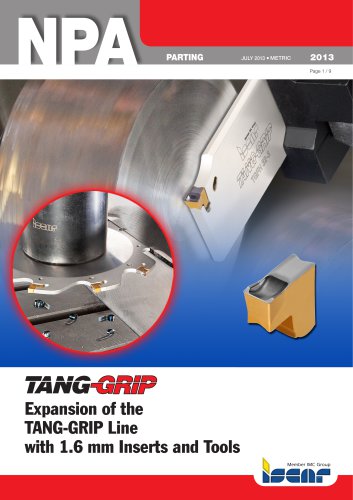 Expansion of the TANG-GRIP Line with 1.6 mm Inserts and Tools