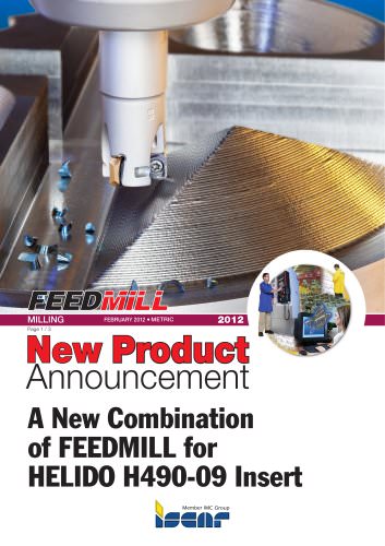 A New Combination of FEEDMILL for HELIDO H490-09 Insert