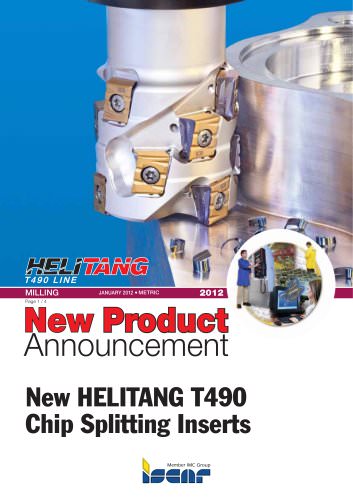 New HELITANG T490 Chip Splitting Inserts