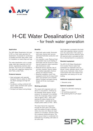 Water Desalination Unit