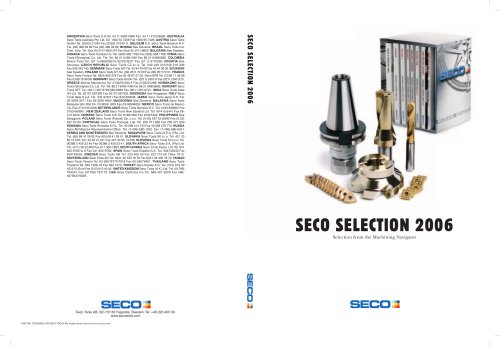 SECO TOOLS - Catalog "Seco selection 2006"