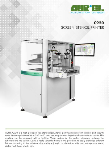 C920 Screen Stencil Printer