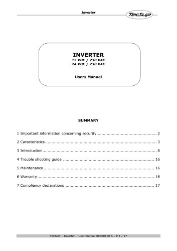 Inverter pure sinus