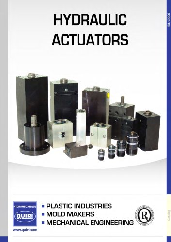 HYDRAULIC ACTUATORS FOR MOULD-MAKERS