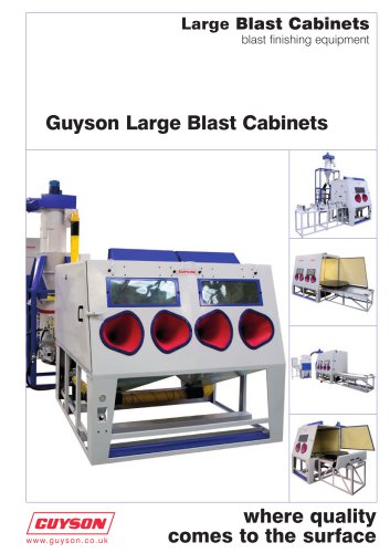 Large Blast Cabinets