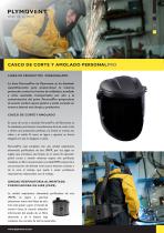 Casco de corte y amolado