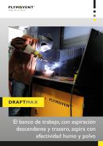 DraftMax - El banco de trabajo, con aspiración descendente y trasero, aspira con efectividad humo y polvo