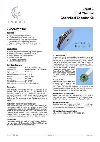 ID4501G Dual Channel Gearwheel Encoder Module