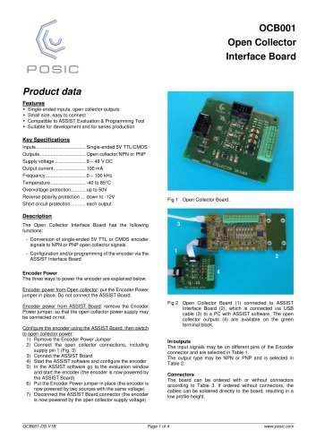 OCB001 - Open Collector Interface Board